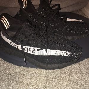 Adidas Black/White Yeezy Boost 350 V2